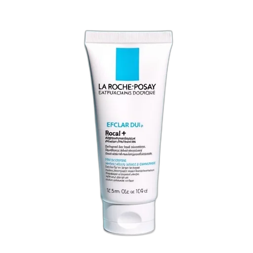 white, tube, roche-posay, effaclar transparent PNG cut-out