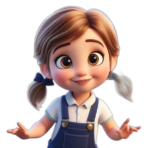 staff, face, dress, cartoon transparent PNG cut-out