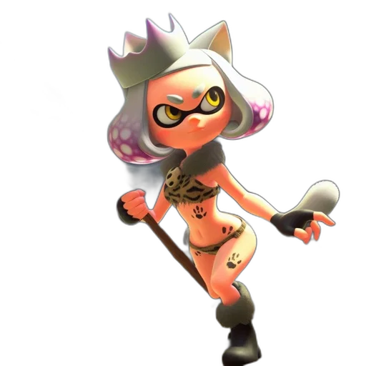 dress, weapon, animal, staff transparent PNG cut-out