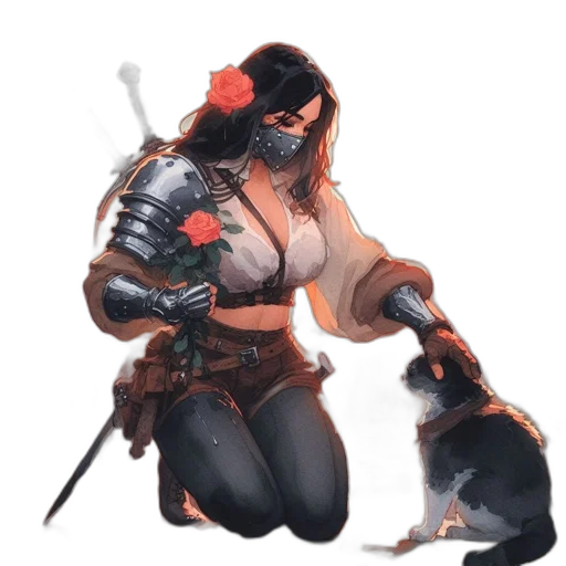 weapon, robot, staff, creature transparent PNG cut-out