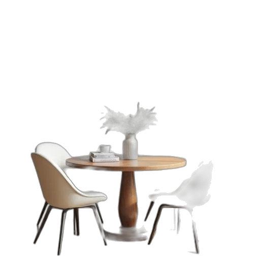 furniture, 3d render, concept art, photorealistic transparent PNG cut-out