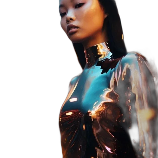 dress, jewelry, robot, jacket transparent PNG cut-out