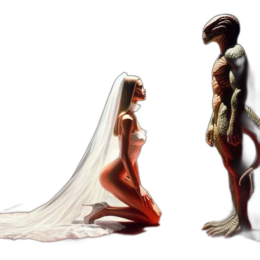 dress, robot, concept art, comic book art transparent PNG cut-out