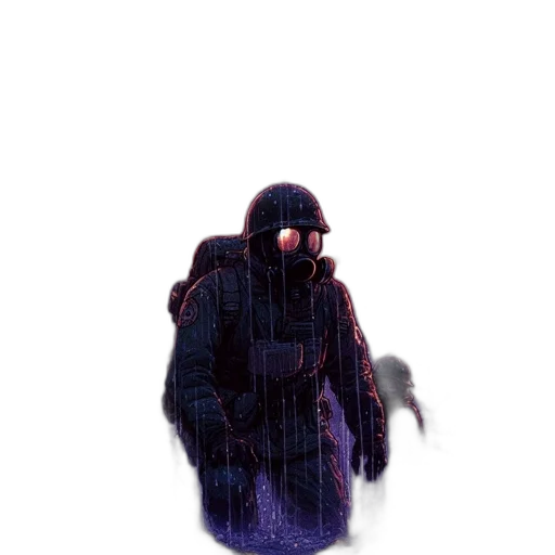 jacket, creature, mask, robot transparent PNG cut-out