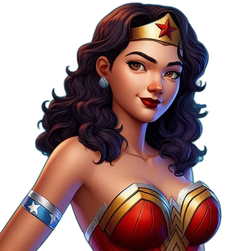comic book art, fantasy art, concept art, cartoon transparent PNG cut-out