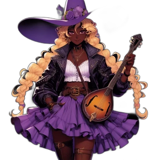 staff, dress, hat, concept art transparent PNG cut-out