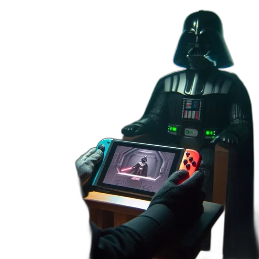 concept art, figure, holds, nintendo transparent PNG cut-out