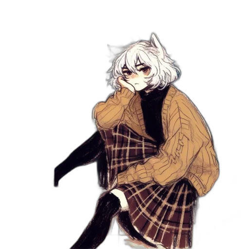 jacket, animal, creature, staff transparent PNG cut-out
