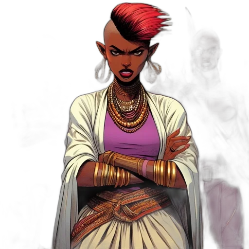 jewelry, comic book art, concept art, fantasy art transparent PNG cut-out