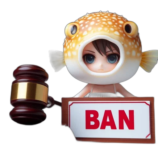 figurine, character, fishlike, head transparent PNG cut-out