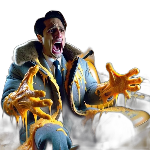 jacket, creature, concept art, comic book art transparent PNG cut-out