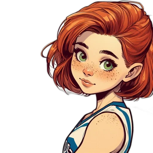 dress, hair, cartoon, comic book art transparent PNG cut-out