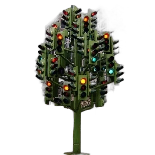 tree, crown, robot, jewelry transparent PNG cut-out