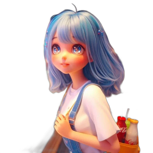 dress, bottle, robot, staff transparent PNG cut-out