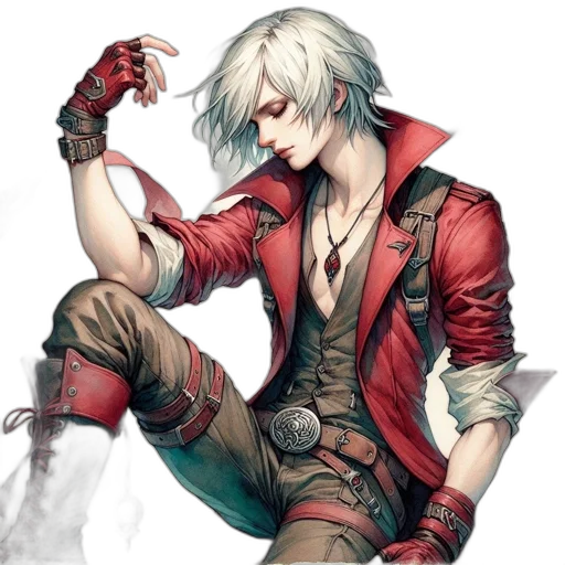 jacket, weapon, sword, staff transparent PNG cut-out