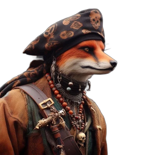 animal, staff, mask, hat transparent PNG cut-out