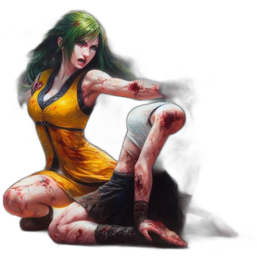 concept art, fantasy art, comic book art, photorealistic transparent PNG cut-out
