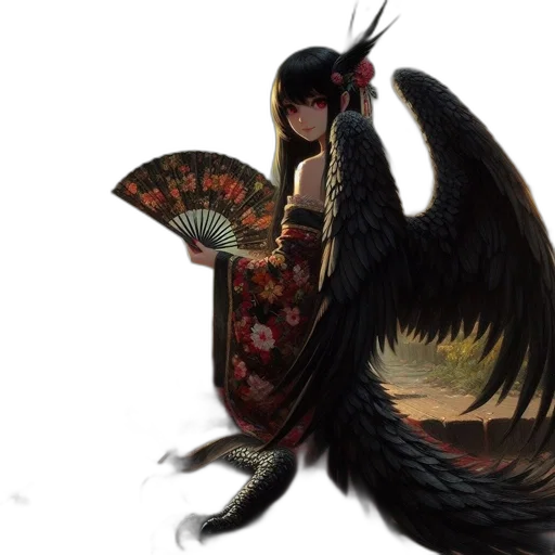 dragon, staff, creature, animal transparent PNG cut-out