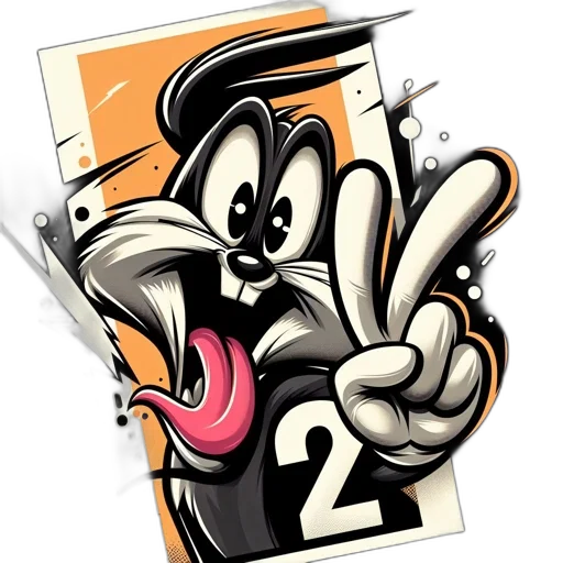 face, staff, cartoon, 3d render transparent PNG cut-out