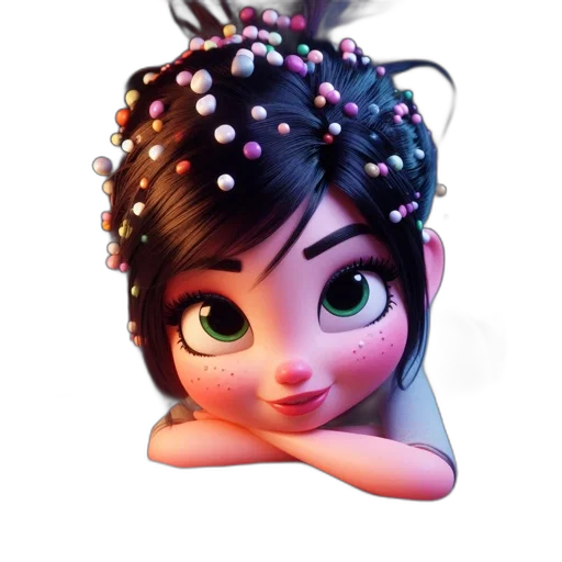 crown, face, jewelry, 3d render transparent PNG cut-out