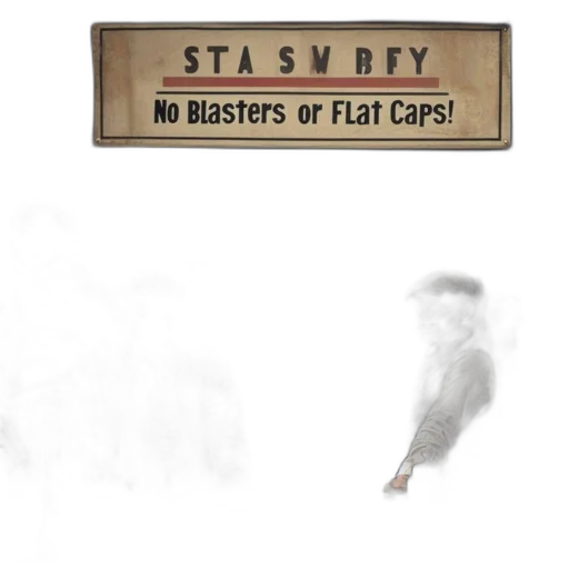 staff, hat, shoes, car transparent PNG cut-out