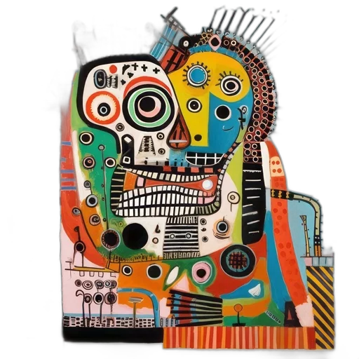 mask, robot, face, jacket transparent PNG cut-out