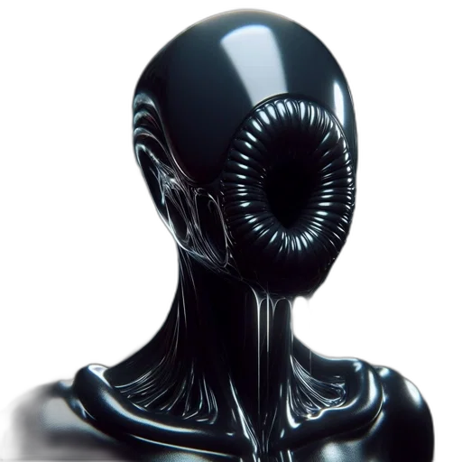 mask, creature, face, robot transparent PNG cut-out