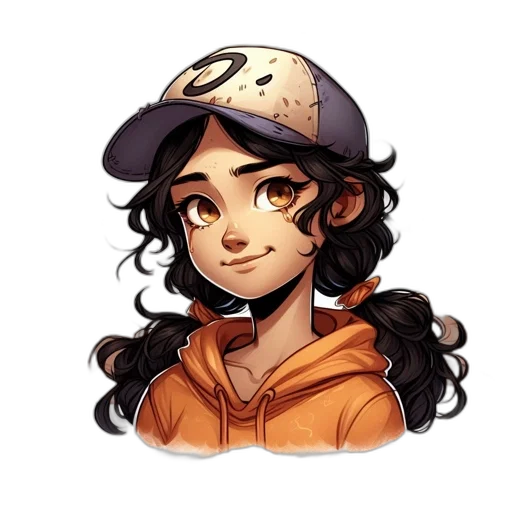 hat, staff, face, crown transparent PNG cut-out