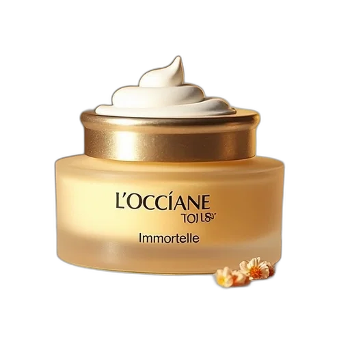 occitane, immortelle, divine, cream transparent PNG cut-out