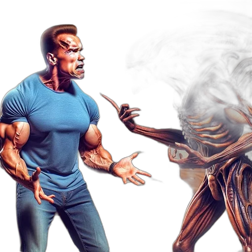 concept art, comic book art, 3d render, fantasy art transparent PNG cut-out