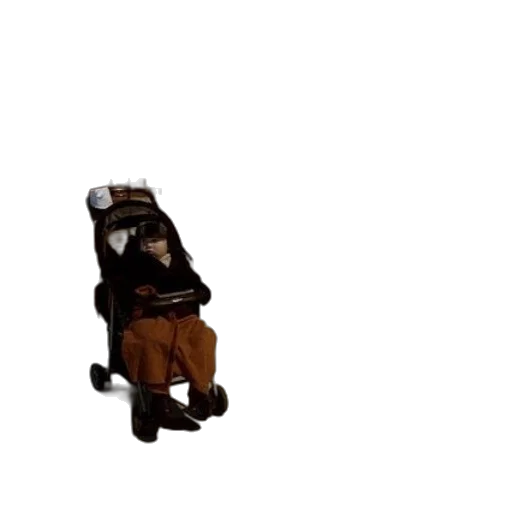 robot, creature, staff, hat transparent PNG cut-out