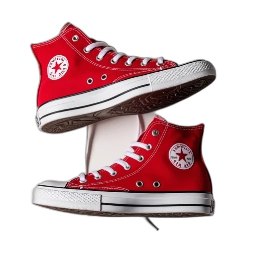 shoes, 3d render, photorealistic, red transparent PNG cut-out