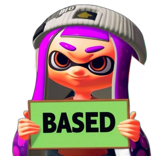 hat, weapon, 3d render, vaporwave transparent PNG cut-out