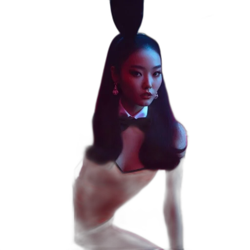dress, creature, hat, hair transparent PNG cut-out