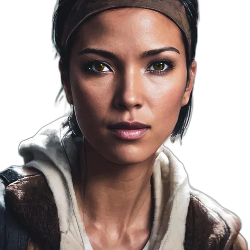 face, weapon, photorealistic, concept art transparent PNG cut-out