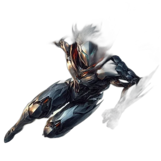 weapon, mask, robot, sword transparent PNG cut-out
