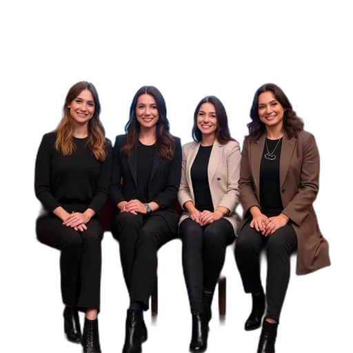 staff, jacket, voicers, television transparent PNG cut-out