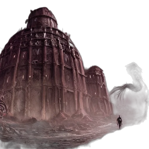 concept art, fantasy art, photorealistic, 3d render transparent PNG cut-out