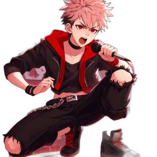 weapon, staff, jacket, creature transparent PNG cut-out