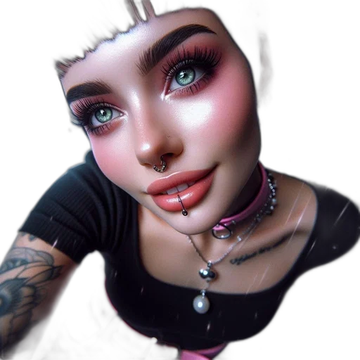 jewelry, face, creature, robot transparent PNG cut-out