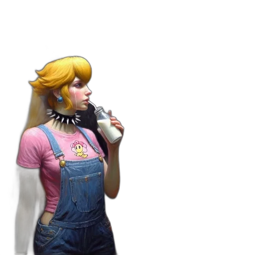 dress, staff, face, weapon transparent PNG cut-out