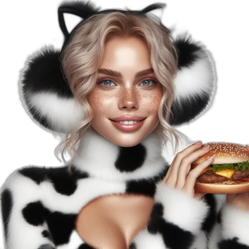 animal, food, creature, face transparent PNG cut-out