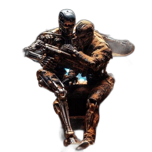 robot, weapon, concept art, comic book art transparent PNG cut-out