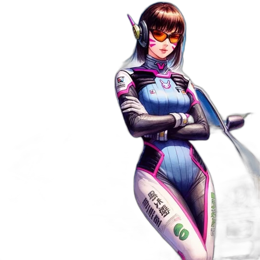 robot, staff, concept art, fantasy art transparent PNG cut-out