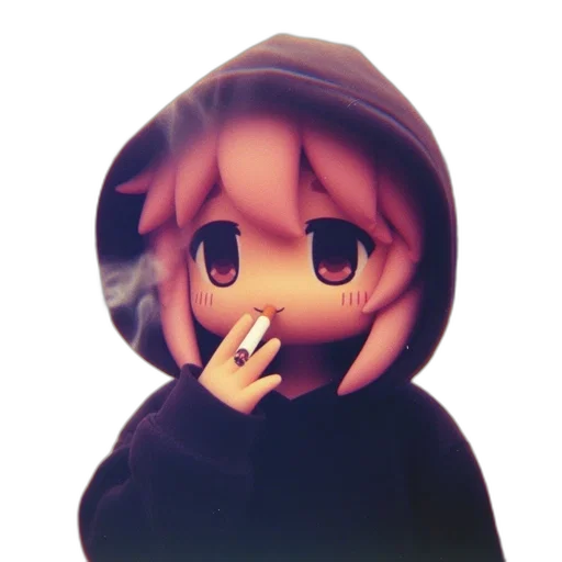 face, jacket, creature, weapon transparent PNG cut-out