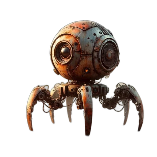 robot, creature, animal, weapon transparent PNG cut-out