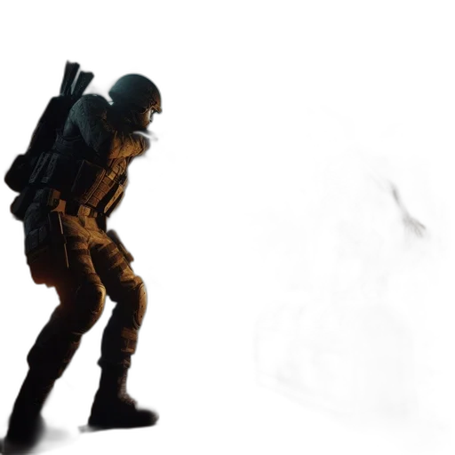 robot, weapon, creature, jacket transparent PNG cut-out