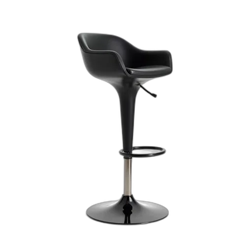 furniture, 3d render, black, modern transparent PNG cut-out
