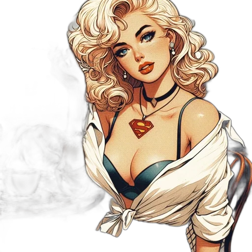 dress, staff, comic book art, fantasy art transparent PNG cut-out