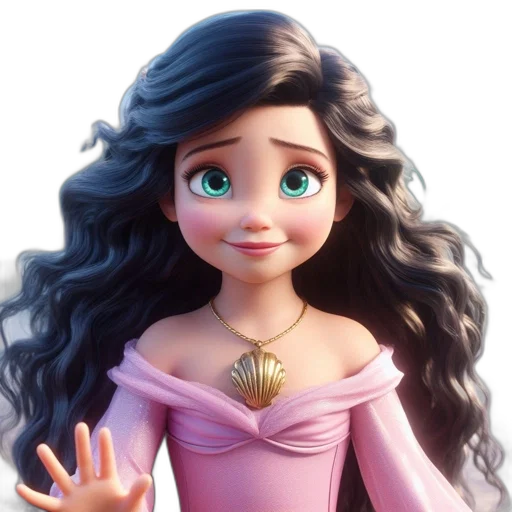 dress, crown, jewelry, face transparent PNG cut-out